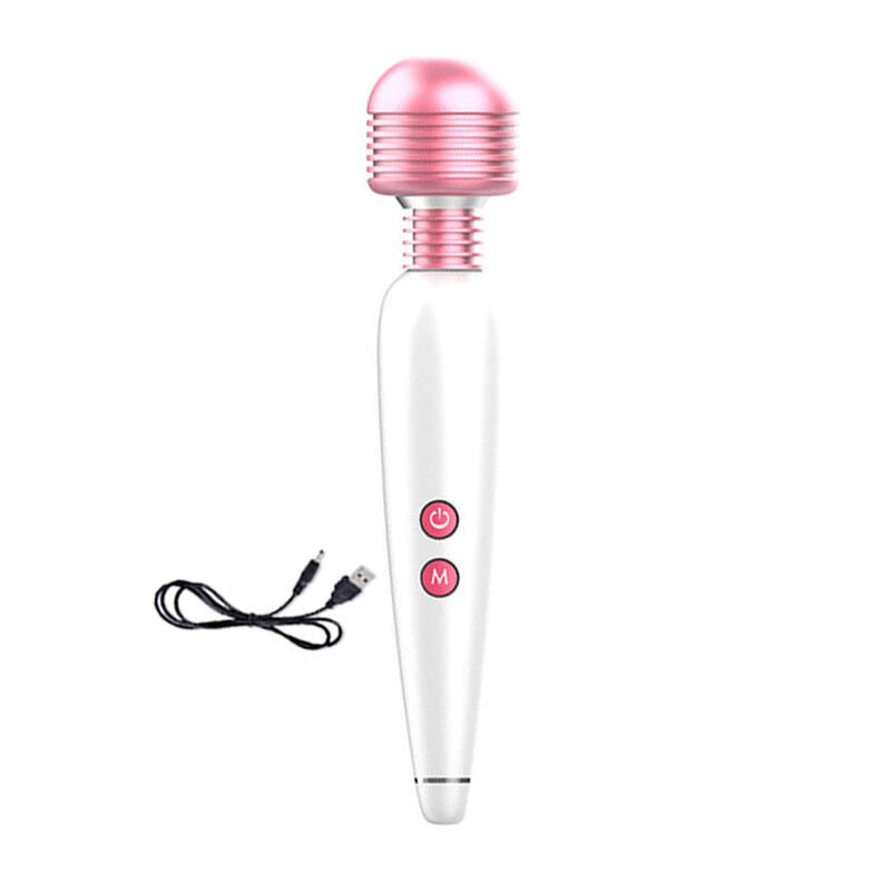 USB Şarjlı 12 Hızlı Wand Vibratör