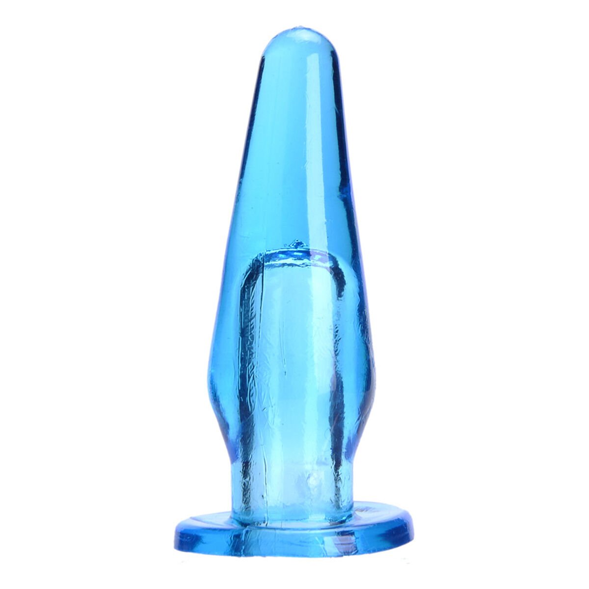 Yumuşak Silikon 6cm Anal Tıkaç - Mavi