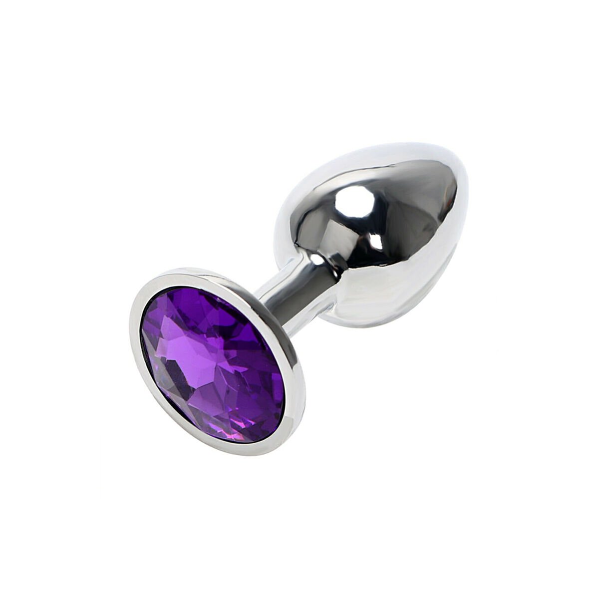 Paslanmaz Çelik Metal Taşlı Anal Tıkaç (Plug) - Large