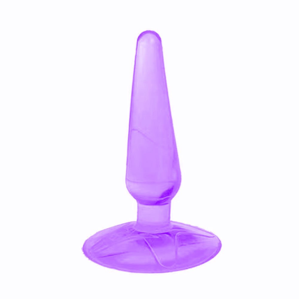 Şeffaf Yumuşak Silikon Bükülebilir 9.5cm Anal Tıkaç (Plug)