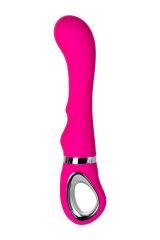 Boğumlu Tutma Kulplu 10 Modlu Çok Fonksiyonlu Modern Vibratör 20cm Pembe