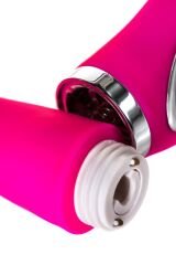 Boğumlu Tutma Kulplu 10 Modlu Çok Fonksiyonlu Modern Vibratör 20cm Pembe