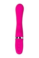 Boğumlu Tutma Kulplu 10 Modlu Çok Fonksiyonlu Modern Vibratör 20cm Pembe