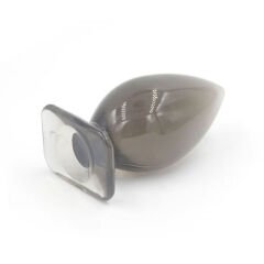 Yumuşak Silikon Anal Tıkaç 9cm Siyah